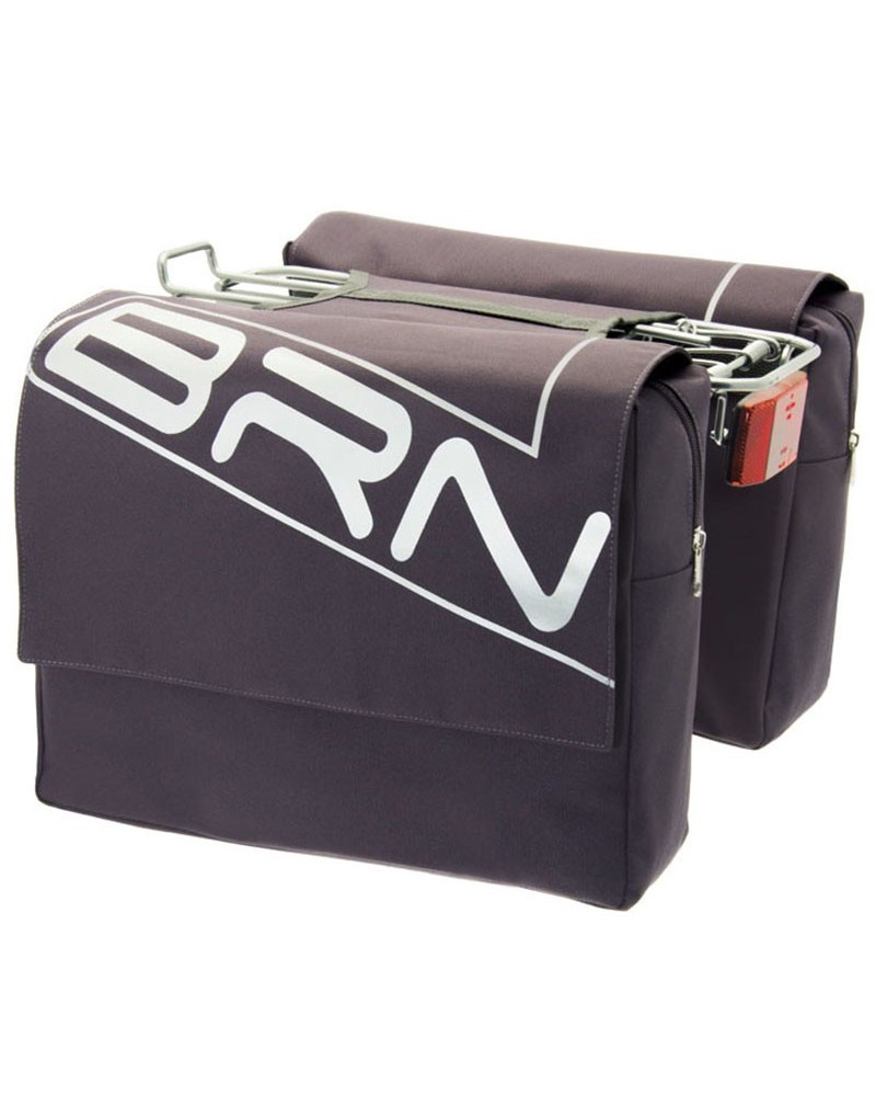 BRN Trendy 22 Liters Rear Luggage Carrier Bicycle Bag, Anthracite