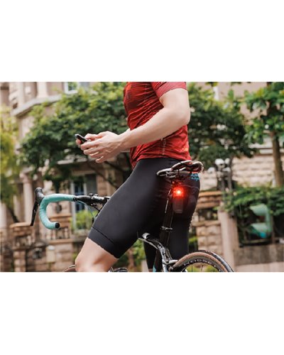 Bryton Gardia R300L Radar Posteriore Bici + Staffa D-Shape