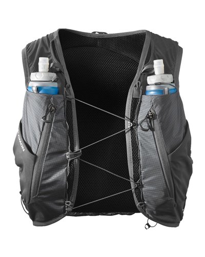 Salomon ADV Skin Cross Season 15 Zaino Gilet Impermeabile Idrico Compatibile Running, Ebony/Alloy