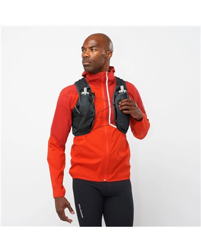 Salomon ADV Skin Cross Season 15 Zaino Gilet Impermeabile Idrico Compatibile Running, Ebony/Alloy