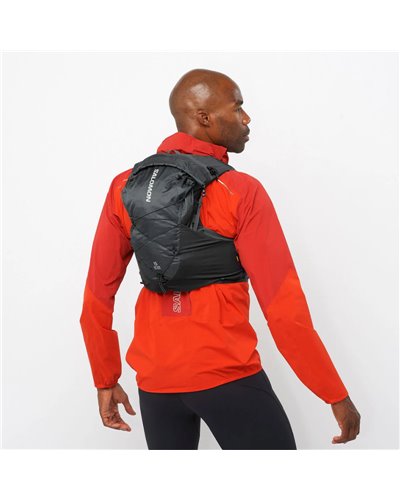 Salomon ADV Skin Cross Season 15 Zaino Gilet Impermeabile Idrico Compatibile Running, Ebony/Alloy