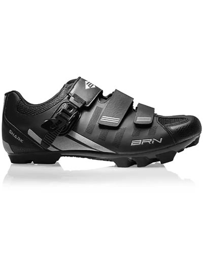 BRN Shark MTB Scarpe Uomo, Nero