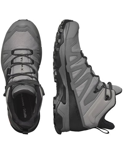 Salomon X Ultra 4 Mid GTX Gore-Tex Men's Trekking Boots, Sharkskin/Quiet Shade/Black