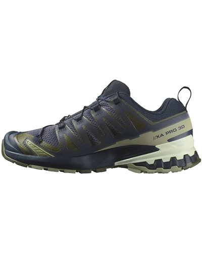 Salomon XA Pro 3D V9 Men's Trail Running Shoes, India Ink/Olive Night/Aloe Wash