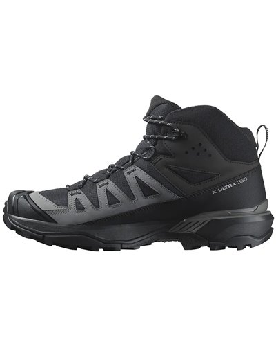 Salomon X Ultra 360 Mid GTX Gore-Tex Men's Trekking Boots, Black/Magnet/Pewter