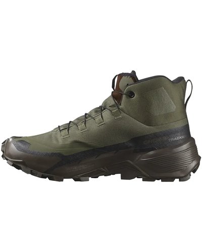 Salomon Cross Hike Tracker GTX Gore-Tex Scarponi Trekking Uomo, Ranger Green/Earth Brown/Black