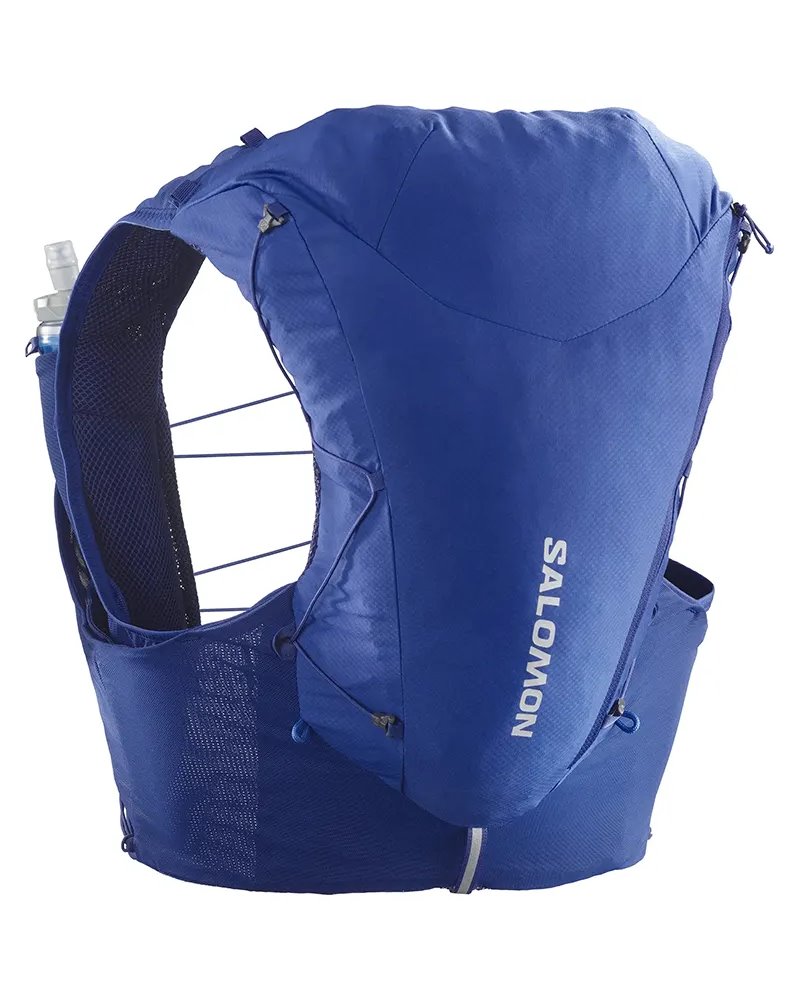 Salomon ADV Skin 12 Set Zaino Gilet Idrico Running, Surf The Web (2 Soft Flask da 500 ml Incluse)