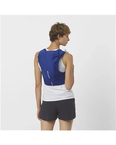 Salomon ADV Skin 12 Set Zaino Gilet Idrico Running, Surf The Web (2 Soft Flask da 500 ml Incluse)