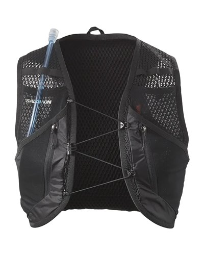 Salomon Active Skin 12 Reservoir Zaino Gilet Idrico Trail Running, Black (Sacca Idrica da 1.5 Litri Inclusa)