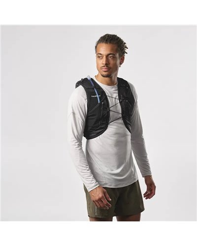 Salomon Active Skin 12 Reservoir Zaino Gilet Idrico Trail Running, Black (Sacca Idrica da 1.5 Litri Inclusa)