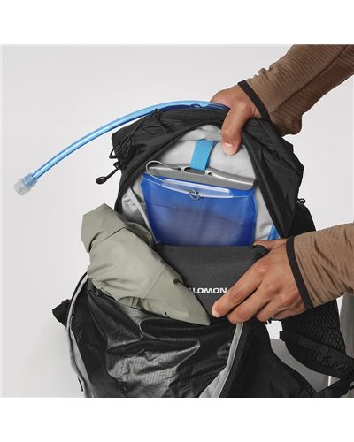 Salomon XT 10 Set Zaino Idrico, Black (Soft Flask da 500 ml Inclusa)