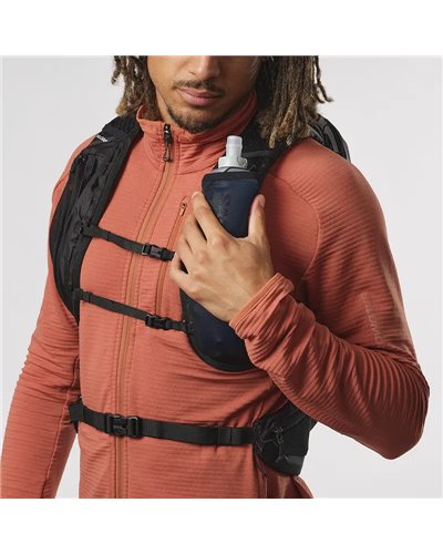 Salomon XT 15 Set Zaino Idrico, Black (Soft Flask da 500 ml Inclusa)