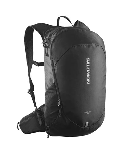 Salomon Trailblazer 20 Hydration Compatible Backpack, Black/Alloy