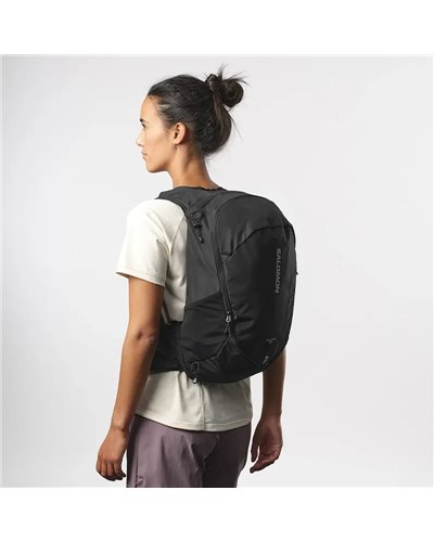 Salomon Trailblazer 20 Hydration Compatible Backpack, Black/Alloy