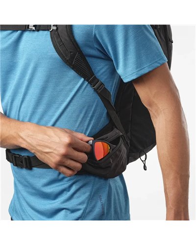 Salomon Trailblazer 20 Hydration Compatible Backpack, Black/Alloy