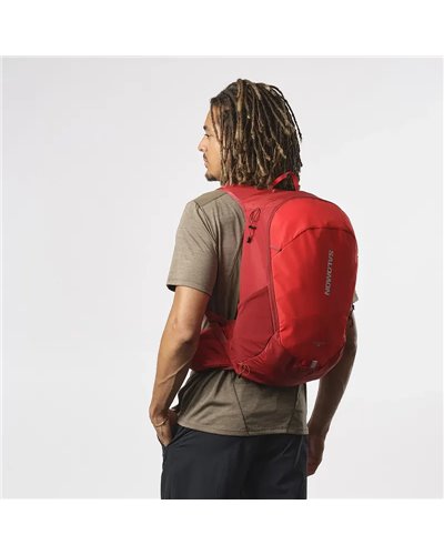 Salomon Trailblazer 20 Hydration Compatible Backpack, Red Dahlia/High Risk Red