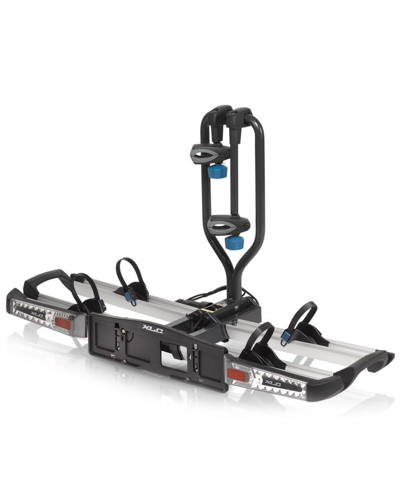 XLC Azura Easy LED VC-C04 7/13 Pin Plug Foldable Towbar Bike Rack (2 e-Bikes)