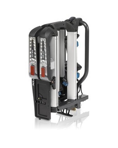 XLC Azura Easy LED VC-C04 7/13 Pin Plug Foldable Towbar Bike Rack (2 e-Bikes)