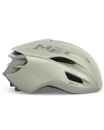 Met Manta MIPS Road Cycling Helmet, Matt/Glossy Greige