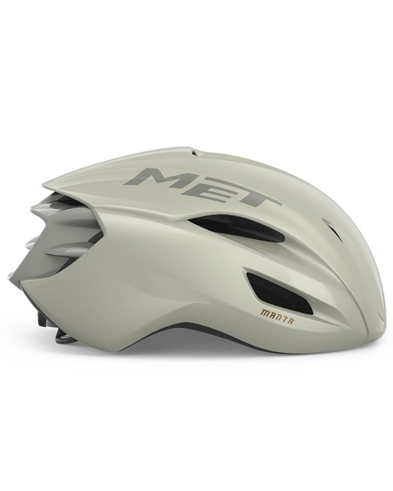 Met Manta MIPS Road Cycling Helmet, Matt/Glossy Greige