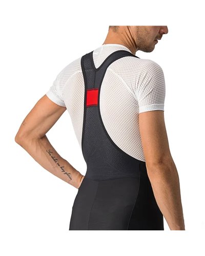 Castelli Velocissimo 5 Men's Cycling Bibtight, Black/Silver Reflex (Kiss Air2 Pad)