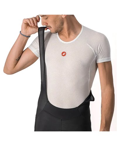 Castelli Velocissimo 5 Men's Cycling Bibtight, Black/Silver Reflex (Kiss Air2 Pad)
