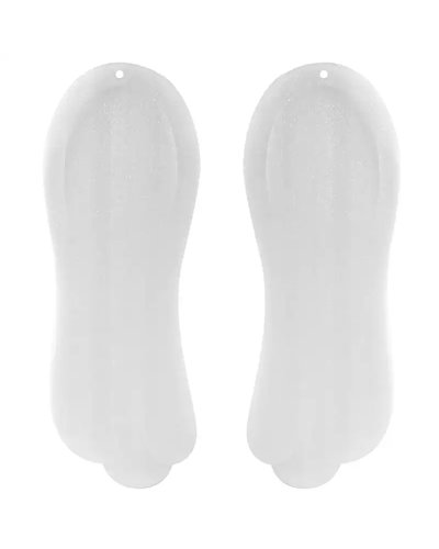 BSA Infradito Componibile Monouso, Bianco (Taglia Unica)