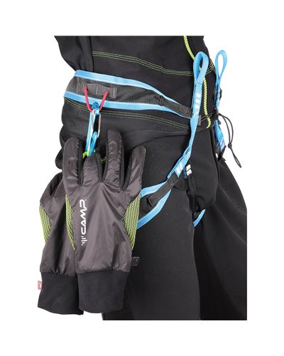 Camp G Air Winter Gloves Touchscreen Compatible, Black/Lime