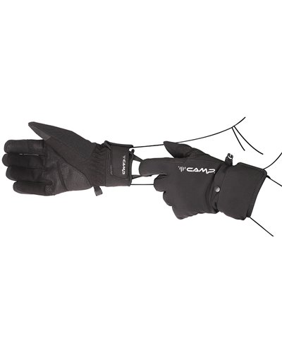 Camp G Pure Warm Winter Gloves Touchscreen Compatible, Black