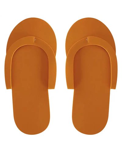 BSA Disposable Flip Flops, Orange (3 Pairs - One Size Fits All)