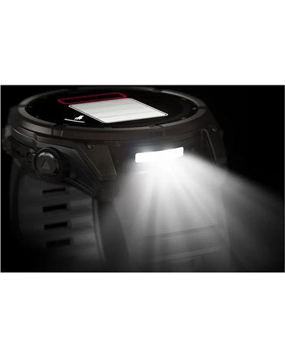 Garmin Fenix 8 Sapphire Solar Cassa 51mm Orologio GPS Cardio Integrato, Titanium Carbon Grey DLC/Black