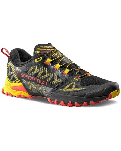 La Sportiva Bushido III GTX Gore-Tex Men's Trail Running Shoes, Black/Yellow