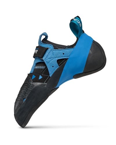 Scarpa Instinct VSR Scarpette Arrampicata, Nero/Azzurro