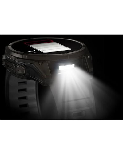 Garmin Fenix 8 Sapphire Solar Cassa 47mm Orologio GPS Cardio Integrato, Titanium Carbon Grey DLC/Black