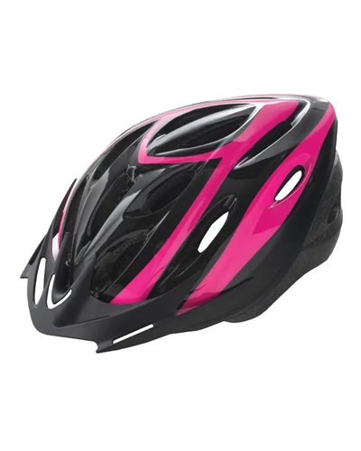 BTA Rider Helmet For Adult, Size M. Black Withpink Graphic.