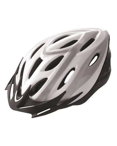 BTA Rider Helmet For Adult, Size L. White Withsilver Graphic.