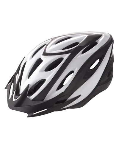 BTA Rider Helmet For Adult, Size L. White Withblack Graphic.