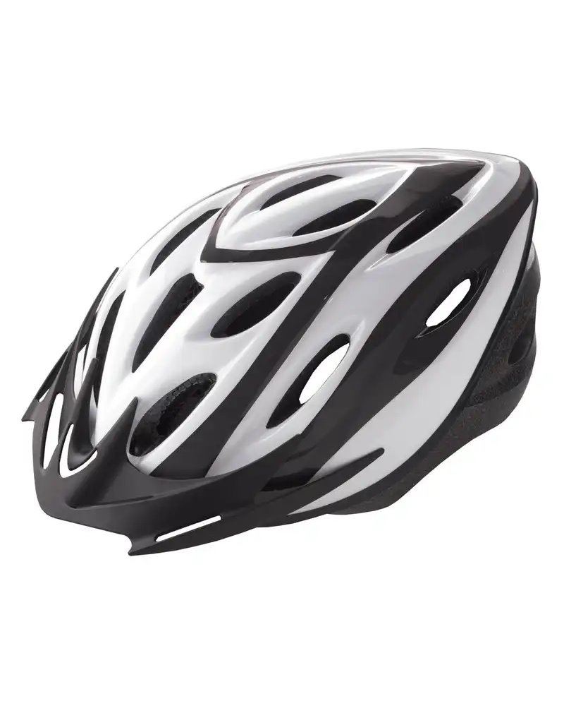 BTA Casco Rider, Calotta Out-Mould, Taglia L Bianco con Grafica Nera
