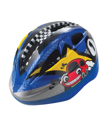 BTA Helmet For Kids, Size S. Car Design, Blue.