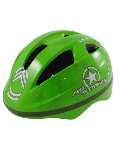 BTA Helmet Boy, Size Xs, 48-52Cm, Air Stricker Design, Green Colour.