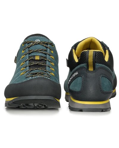 Scarpa Crux GTX Gore-Tex Scarpe Avvicinamento Uomo, Petrol/Mustard
