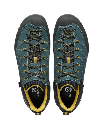 Scarpa Crux GTX Gore-Tex Men's Approach Shoes, Petrol/Mustard
