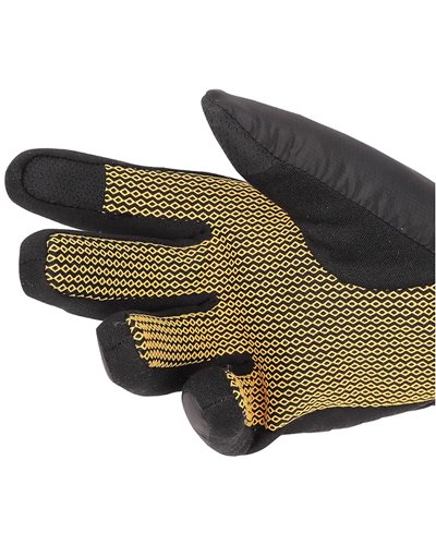 Camp G Air Hot Dry Winter Gloves Touchscreen Compatible, Black/Orange