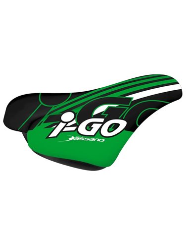 RMS Saddle For Boy, Model I-Go, Black And Green.