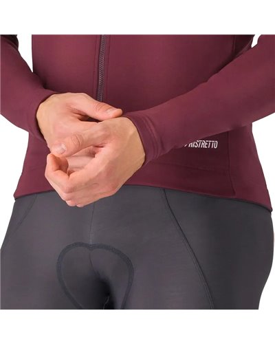 Castelli Espresso Air Men's Cycling Jacket, Deep Bordeaux