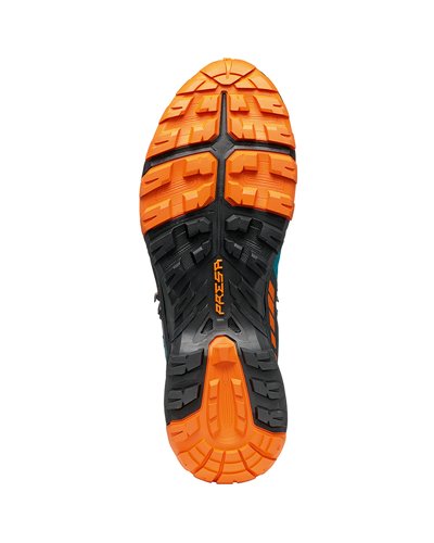 Scarpa Rush TRK GTX Gore-Tex Scarponi Trekking Uomo, Pagoda Blue/Mango