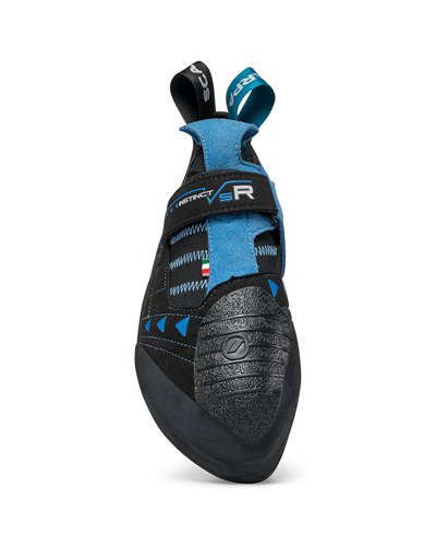 Scarpa Instinct VSR Scarpette Arrampicata, Nero/Azzurro