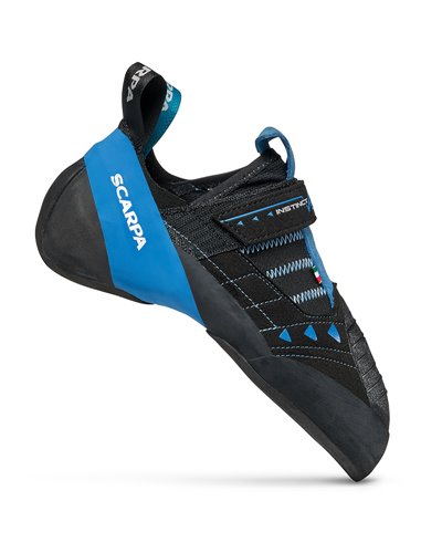 Scarpa Instinct VSR Scarpette Arrampicata, Nero/Azzurro
