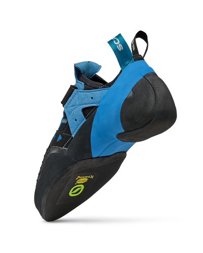 Scarpa Instinct VSR Scarpette Arrampicata, Nero/Azzurro