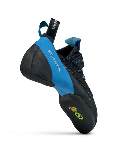 Scarpa Instinct VSR Scarpette Arrampicata, Nero/Azzurro